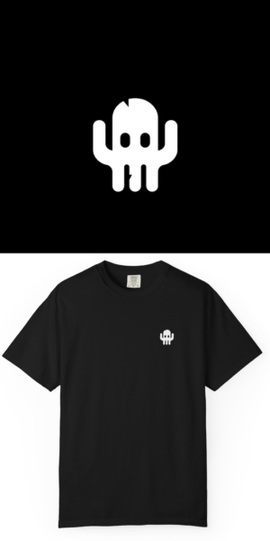 BlackLineShirt Squid Graphic Black T-Shirt