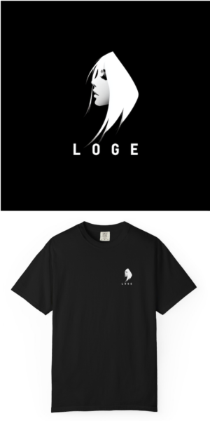 BlackLineShirt Loge Girl Graphic Black T-Shirt