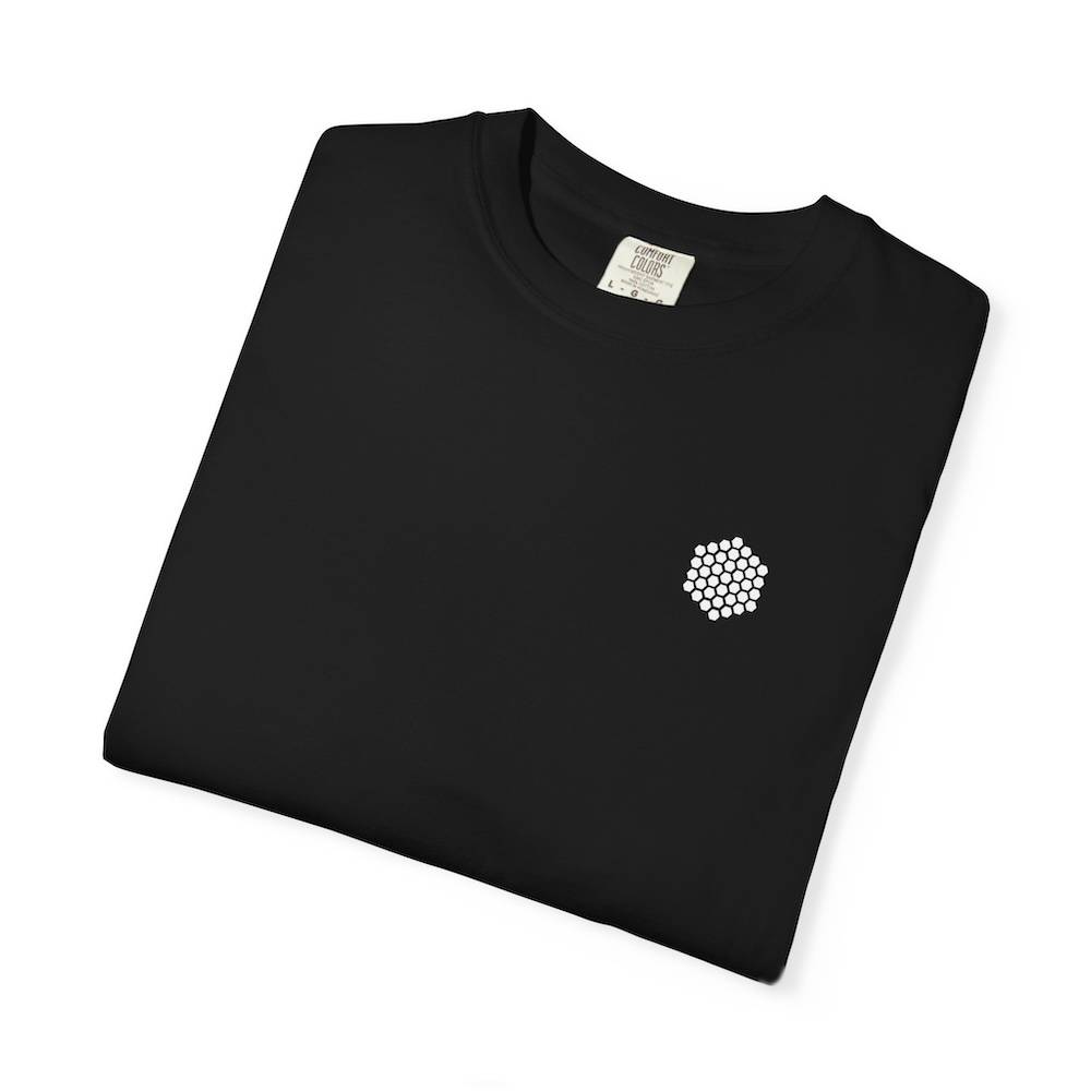 BlackLineShirt Honey Comb Graphic Beekeeper Apiary Life Black T-Shirt - Image 2