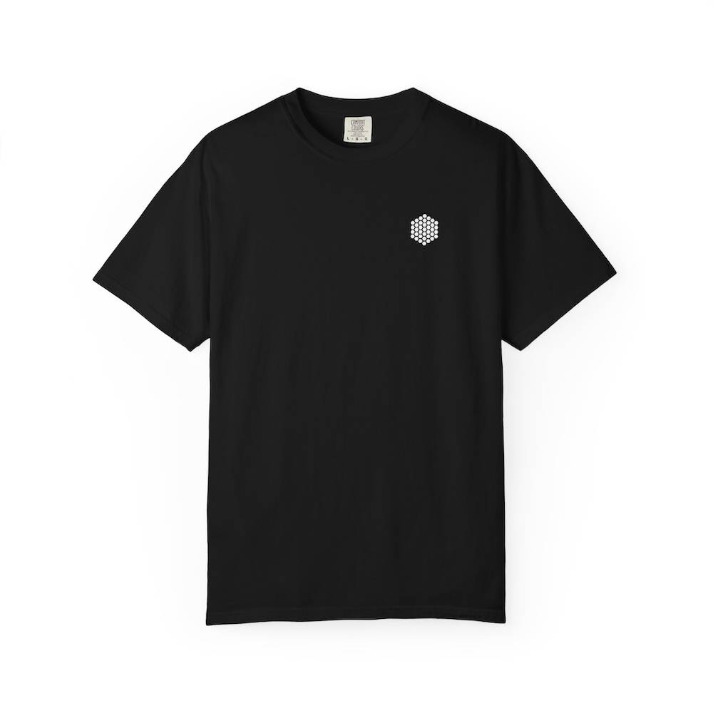 BlackLineShirt Honey Comb Graphic Beekeeper Apiary Life Black T-Shirt - Image 3