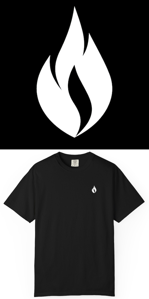BlackLineShirt Flame Graphic Grill Master BBQ Culture Black T-Shirt