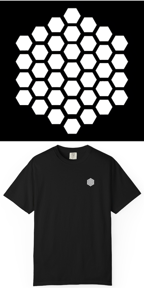 BlackLineShirt Honey Comb Graphic Beekeeper Apiary Life Black T-Shirt