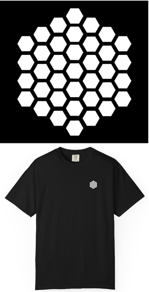 BlackLineShirt Honey Comb Graphic Beekeeper Apiary Life Black T-Shirt