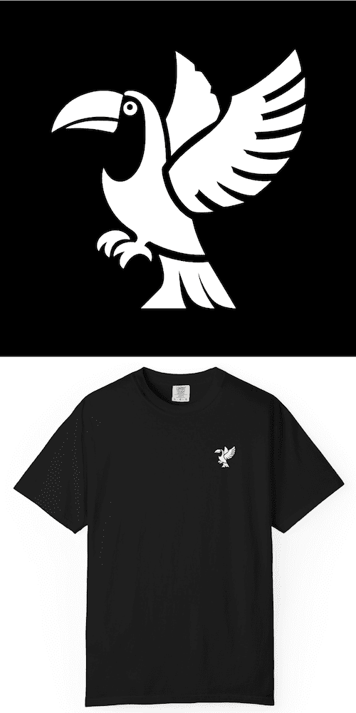 Toucan Tropical Bird Wildlife Summer Camp Tropical Nature Black T-Shirt